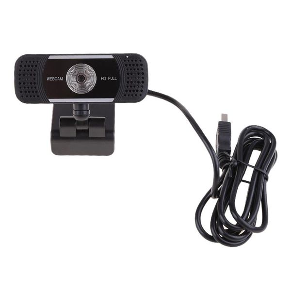 webcams 1080p business webcam with privacy cover built-in microphone usb full high definition web computer camera plug&play